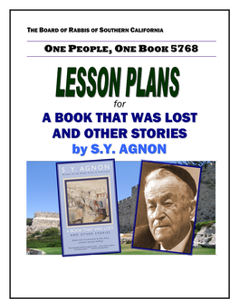 A Book That Was Lost and Other Stories by S.Y. Agnon