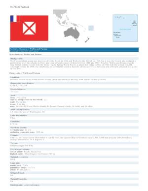 Australia-Oceania :: Wallis and Futuna (Overseas Collectivity of France) Introduction :: Wallis and Futuna