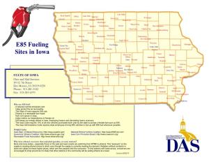 E85 Fueling Sites in Iowa