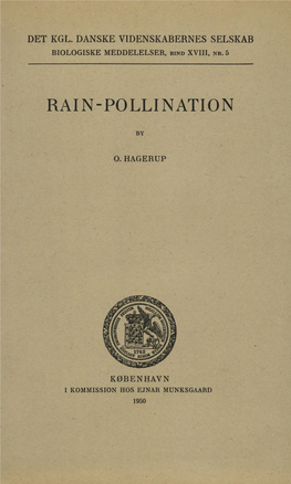 Rain-Pollination