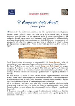 Il Congresso Degli Arguti Donatella Cerulli