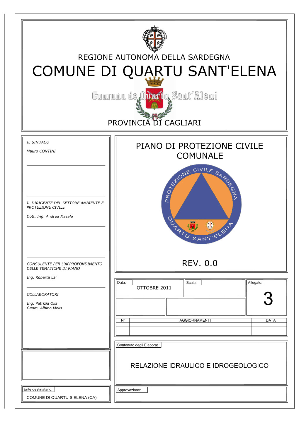 Relazione Rischio Idraulico E Idrogeologico