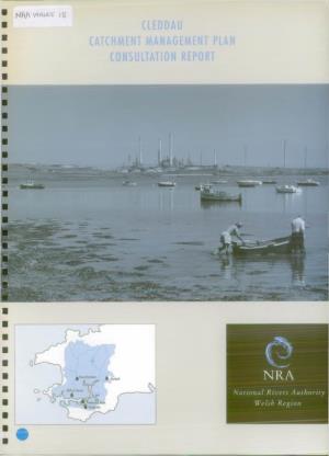 Cleddau Catchment Management Plan Consultation Report