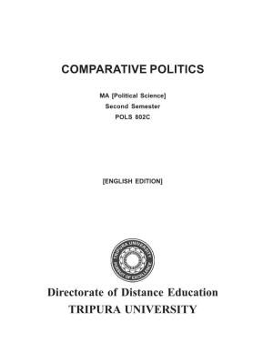 COMPARATIVE POLITICS Directorate Of