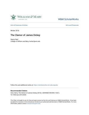 The Clamor of James Dickey