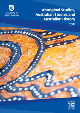 Aboriginal Studies, Australian Studies and Australian History
