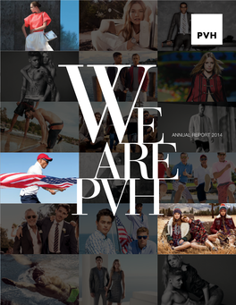 Annual Report 2014 the PEOPLE of PVH