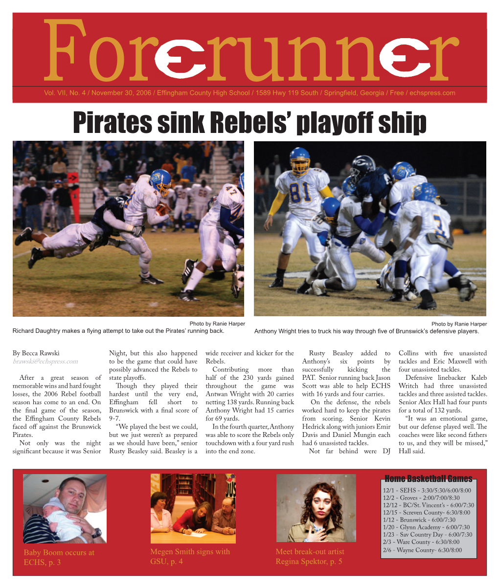 Pirates Sink Rebels' Playoff Ship