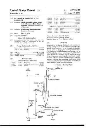 United States Patent (19) | 1 || 3,975,503 Hauschild Et Al