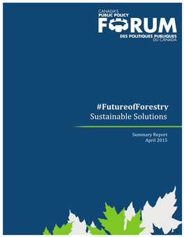 Futureofforestry Sustainable Solutions