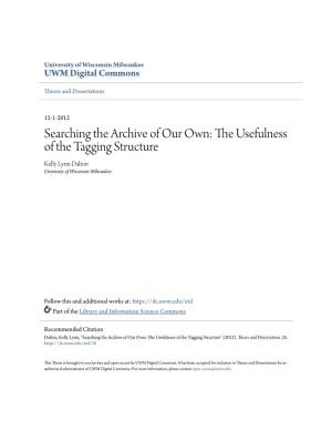 Searching the Archive of Our Own: the Usefulness of the Tagging Structure