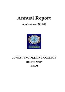 Annual Report Academic Year 2018-19