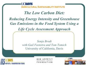 Energy Life Cycle Assessment in Food Systems