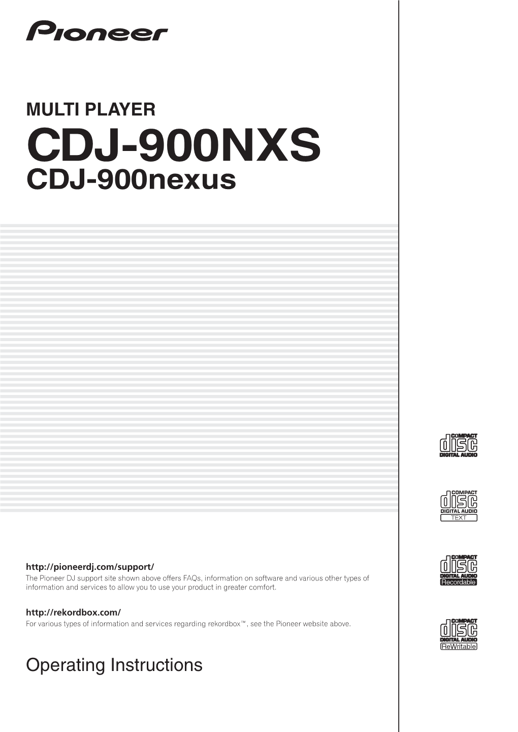 CDJ-900NXS CDJ-900Nexus