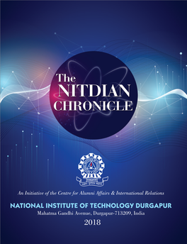 NATIONAL INSTITUTE of TECHNOLOGY DURGAPUR Mahatma Gandhi Avenue, Durgapur-713209, India 2018