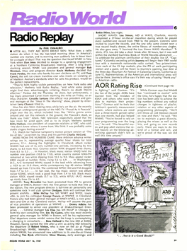 Radio Replay Every Number -One Record from 1960 to the Present