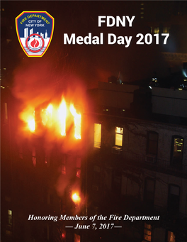 FDNY Medal Day 2017