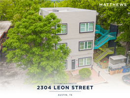 2304 Leon Street, Austin, TX 78705 (“Property”)