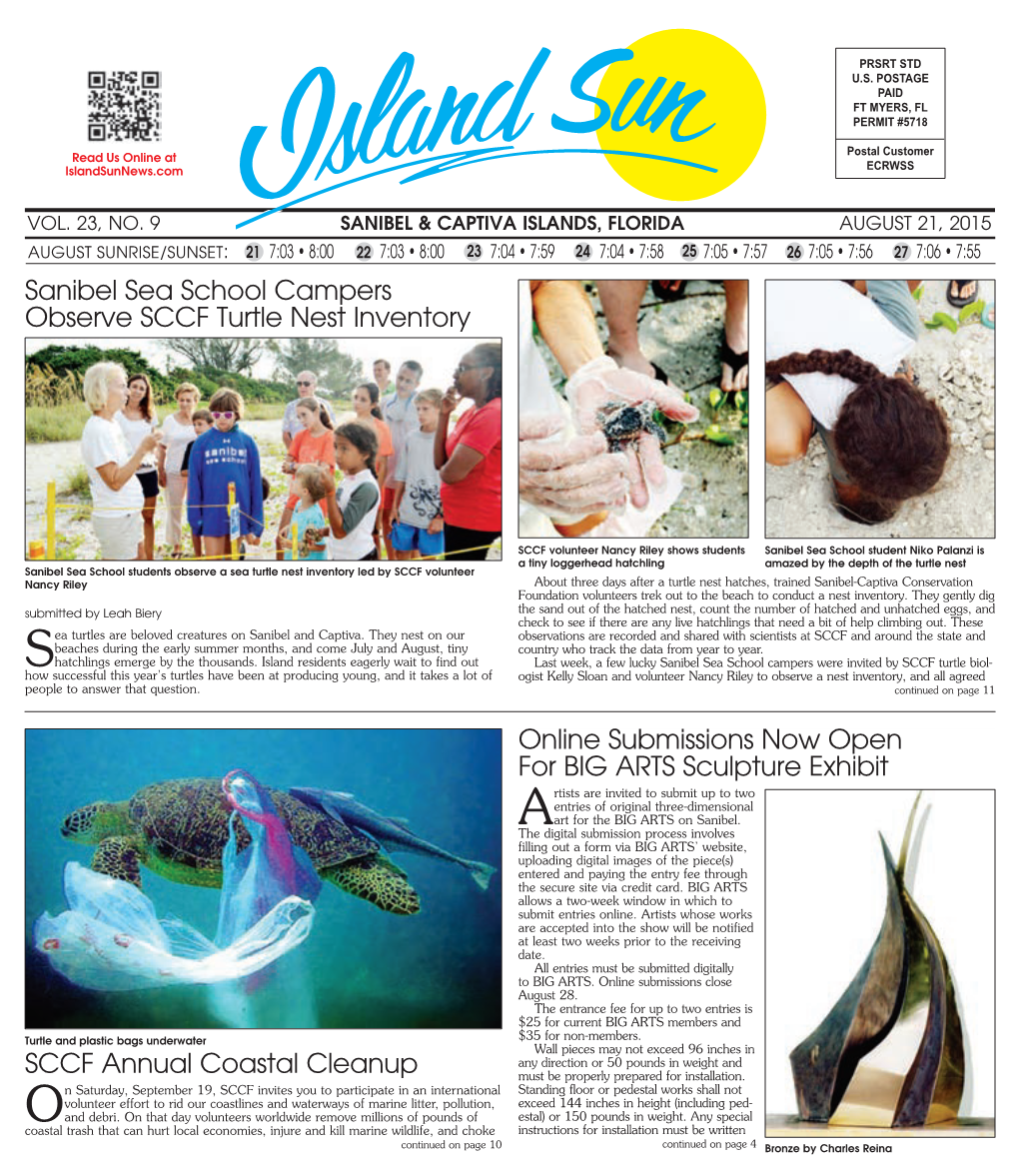 Island Sun News Sanibel 08.21.2015