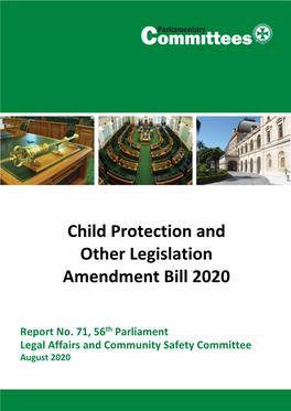 Child Protection and Other Legislation Amendment Bill 2020