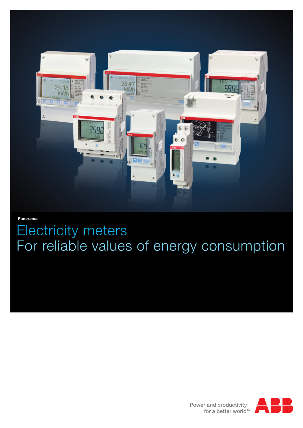 Electricity Meters for Reliable Values of Energy Consumption