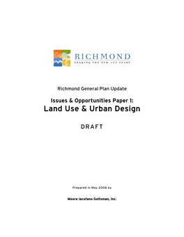 Land Use & Urban Design