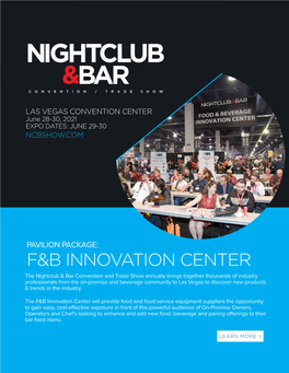F&B Innovation Center