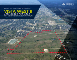 Vista West Ii +389 Acres for Sale 11500 Old Weatherford Road | Fort Worth, Tx 820