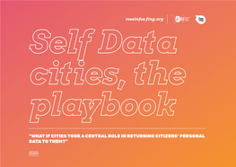 What If Cities Took a Central Role in Returning Citizens' Personal Data To