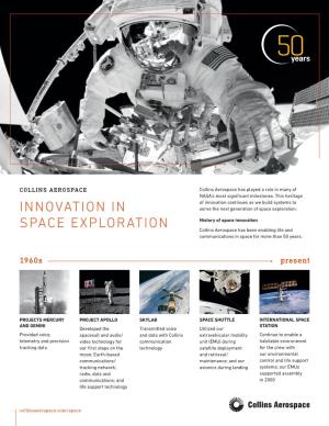 Innovation in Space Exploration