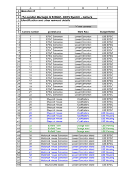 Question 8 the London Borough of Enfield