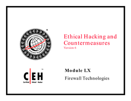 Ethical Hacking and Countermeasures Version 6