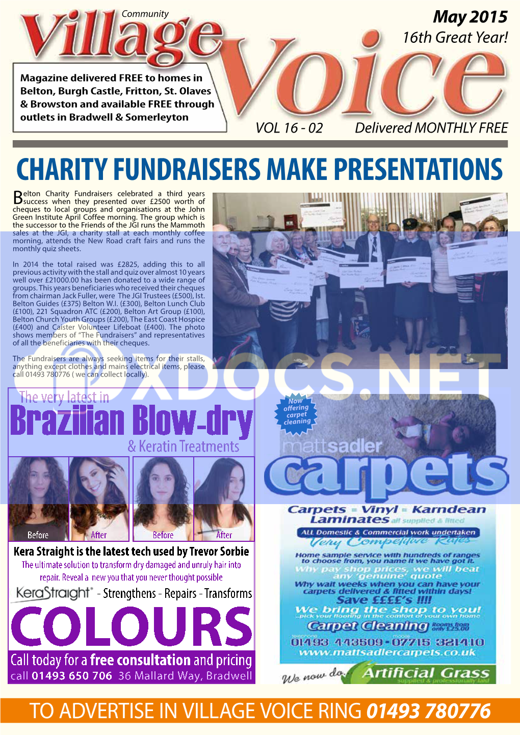 Charity Fundraisers Make Presentations