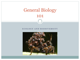 General Biology 101