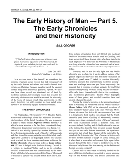 The Early History of Man — Part 5