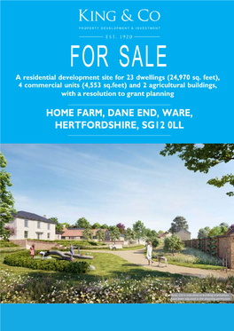 Home Farm, Dane End, Ware, Hertfordshire, Sg12 0Ll
