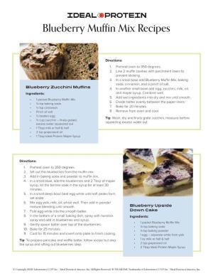 Blueberry Zucchini Muffins 4