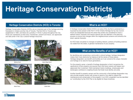 Heritage Conservation Districts Boards
