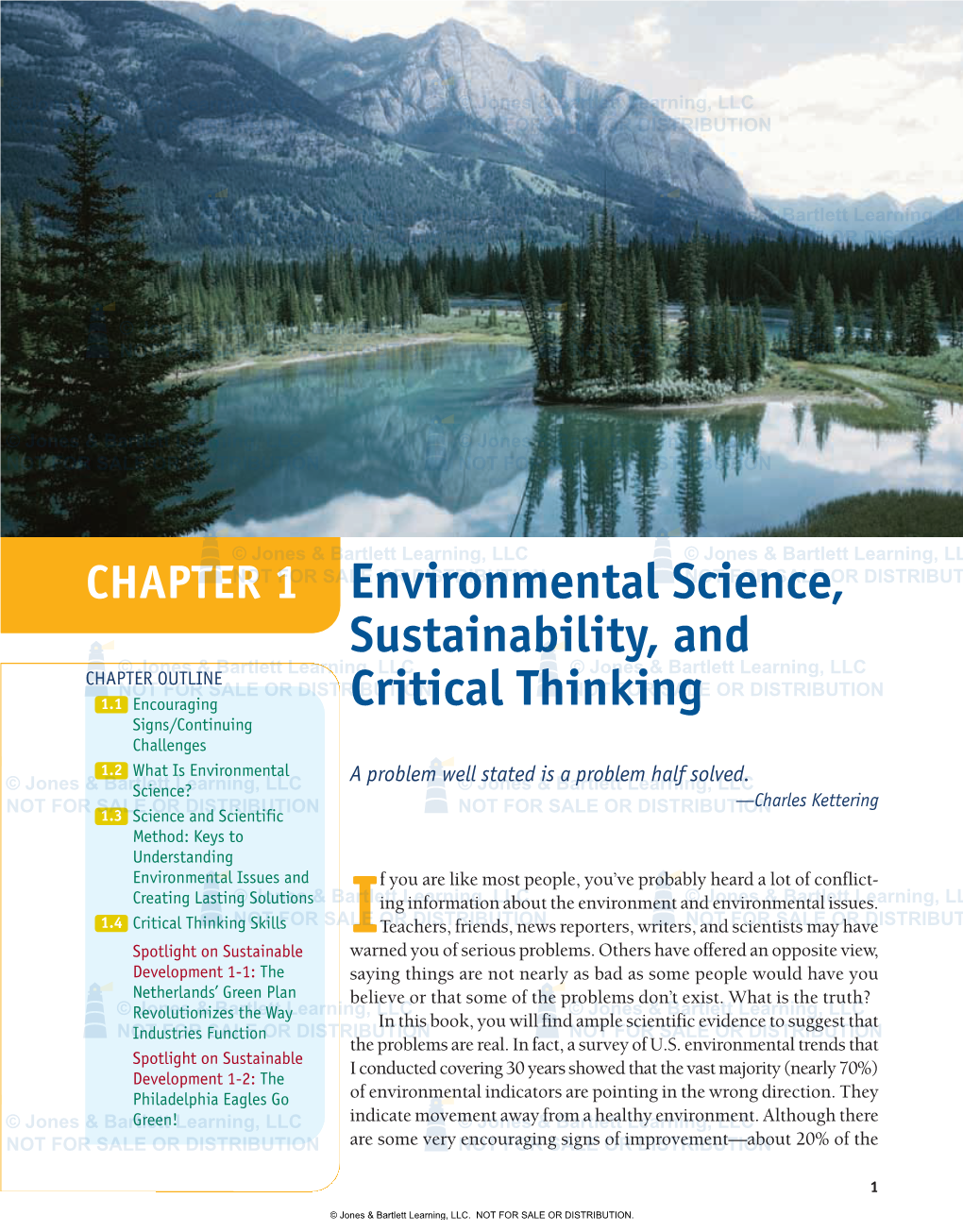 Environmental Science, Sustainability, and Critical Thinking 3