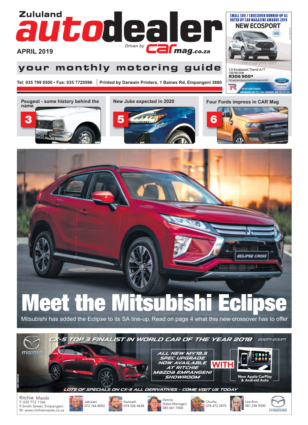 Meet the Mitsubishi Eclipse Mitsubishi Has Added the Eclipse to Its SA Line-Up