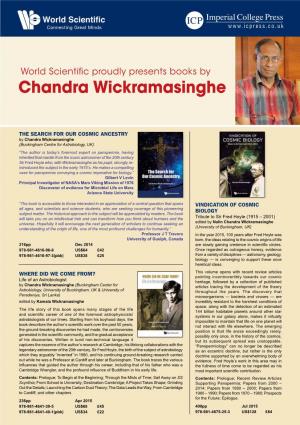5 Books by Chandra Wickramasinghe