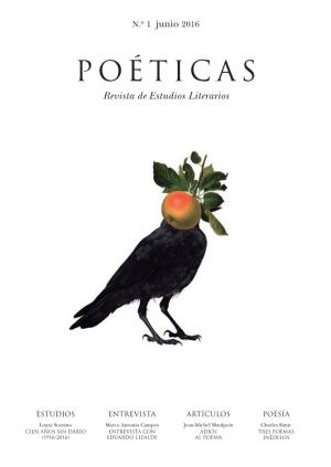 POÉTICAS Revista De Estudios Literarios