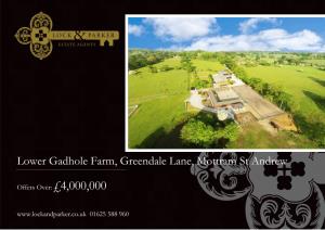 Lower Gadhole Farm, Greendale Lane, Mottram St Andrew