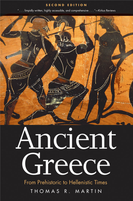 Ancient Greece SECOND EDITION Ancient Greece from Prehistoric to Hellenistic Times
