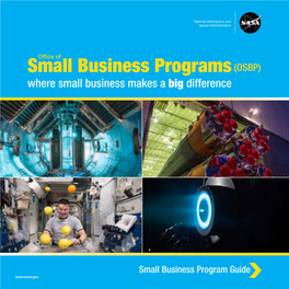 OSBP Small Business Program Guide