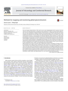 Methods for Mapping and Monitoring Global Glaciovolcanism