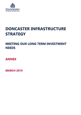 Redh DONCASTER INFRASTRUCTURE STRATEGY