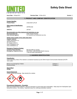 Safety Data Sheet