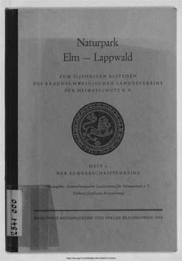 Naturpark Elm-Lappwald Unterstützt