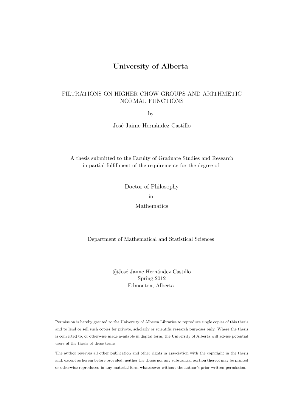 University of Alberta